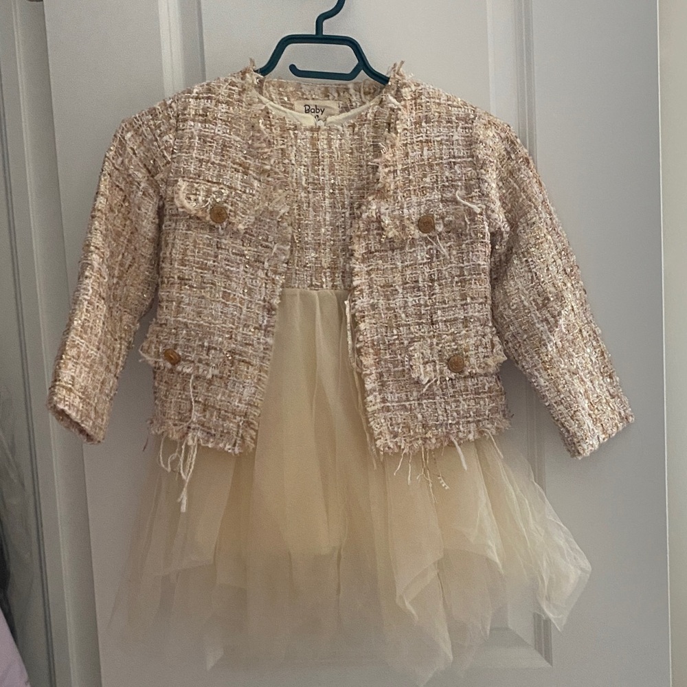 Stylish Tweed Jacket for Kids